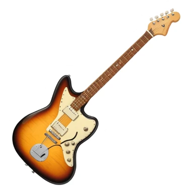 jazzmaster guitar sticker