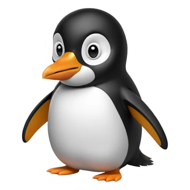 mind blown penguin sticker