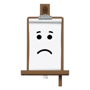 marker board Flipchart without face sticker