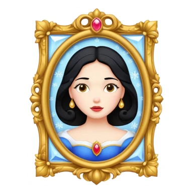magic mirror on the wall of snow white. sticker
