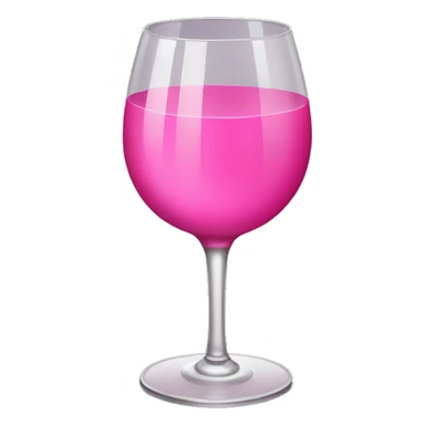 Pink drink wine sticker