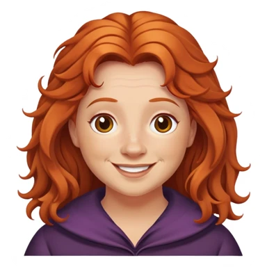 molly weasley, hair is a bit messy, smile sticker