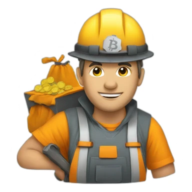 bitcoin miner sticker