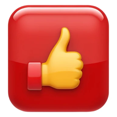 LIKE button for youtube sticker