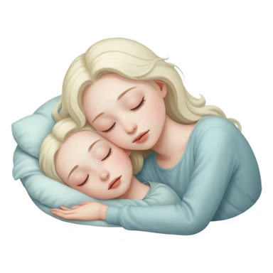 Quiero una chica Aesthetic dormida sticker