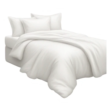 white bedding sticker
