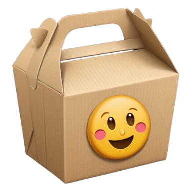 Takeaway Food Box black  sticker