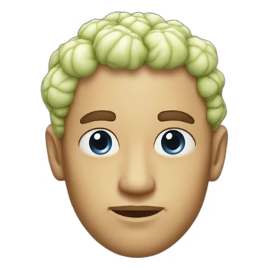 Man with cauliflower ear sticker