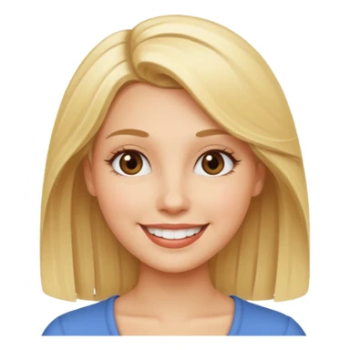 a beauty blonde woman sticker