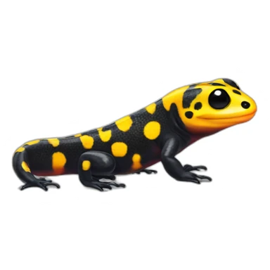 fire salamander sticker