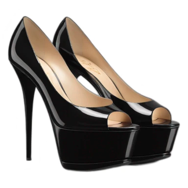 Ysl heel sandal TRIBUTE PLATFORM SANDAL black PATENT LEATHER sticker