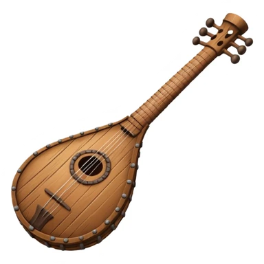 ancient Viking musical instrument sticker