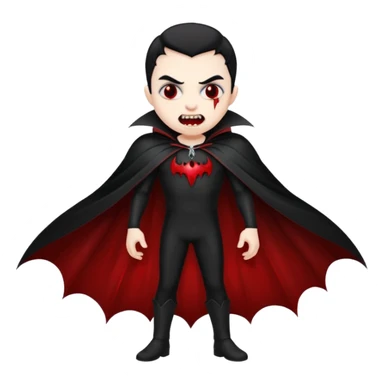 Create an emoji of  a scary Vampire full bodied sticker