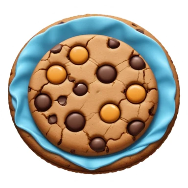Chocolate cookie sticker