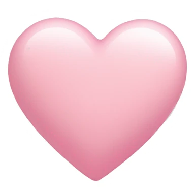 Soft pink heart sticker