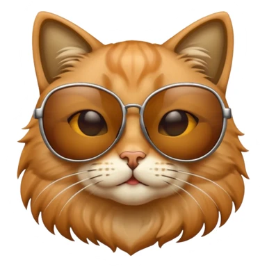 Cat with sunglasses sticker