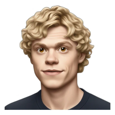 evan peters sticker