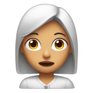 hangry woman sticker