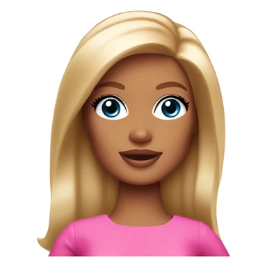 Barbie emoji sticker
