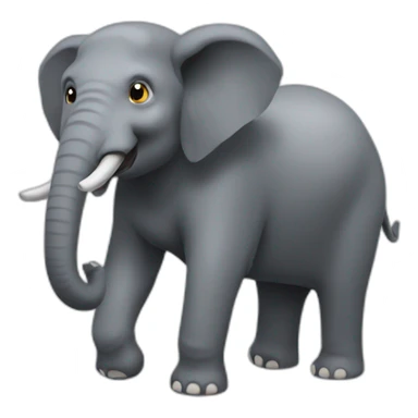 Elephant playing roblox sticker