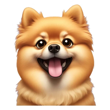 Pomeranian partying sticker