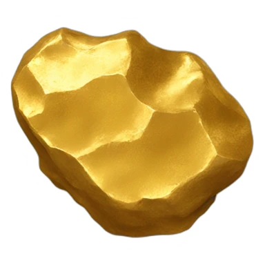 a gold nugget sticker