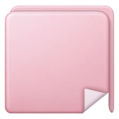 Light pink file sticker