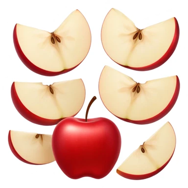 apple slices sticker