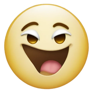 Laughing crying eyes emoji with big forehead sticker