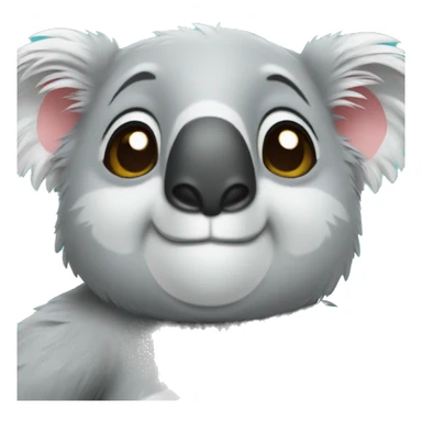 Happy koala sticker