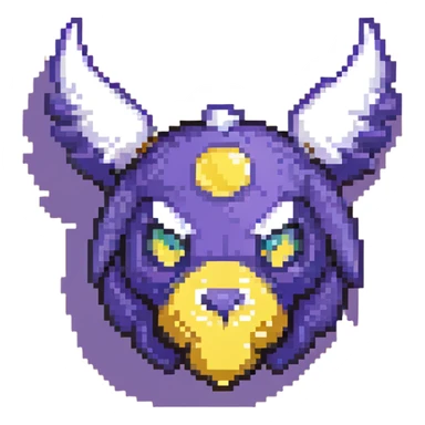 Discord Clyde mascot logo in blurple color sticker