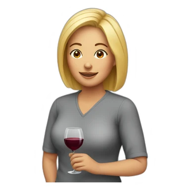 Wine mom sticker