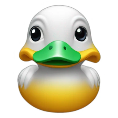 Duck data analyst sticker