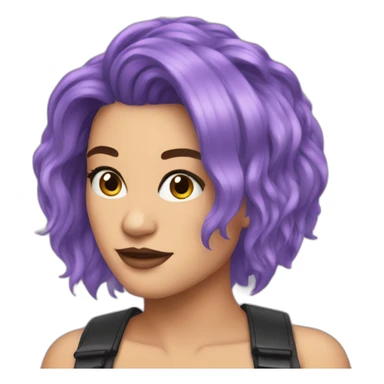 halsey with hair sticker