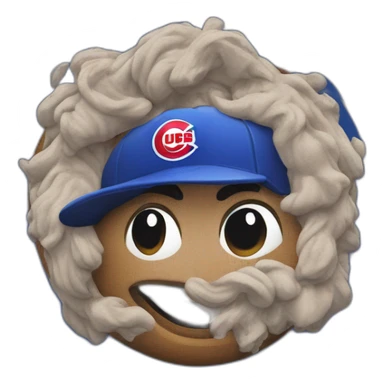 Chicago Cubs logo sticker