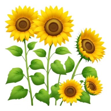 Sunflowers spelling happy Mother’s Day  sticker