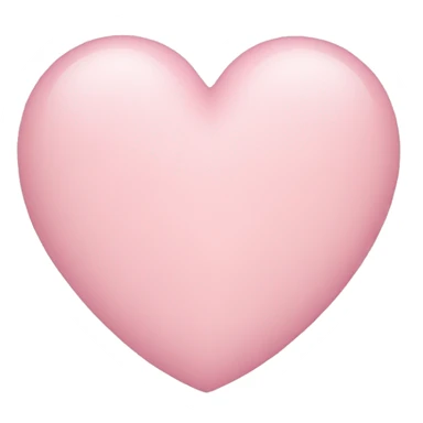 Light pink heart  sticker