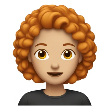 woman with ginger hair sticker