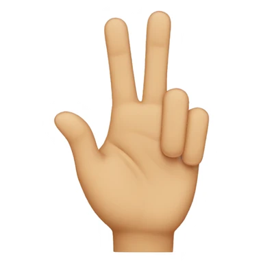 2 fingers sticker