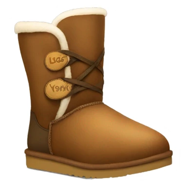Uggs shoes Brown  sticker