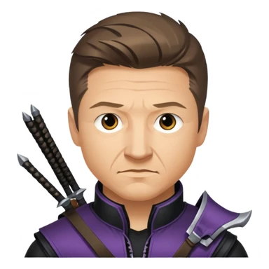Jeremy Lee Renner Hawkeye 
 sticker