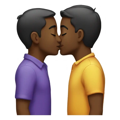 Gay kiss sticker