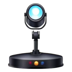 Stage lights sticker