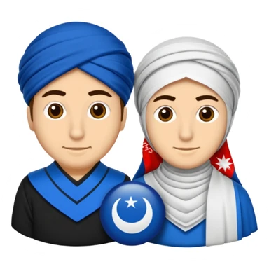 Doğu Türkistan bayrağı çiz Aynı googledaki diğer bayraklar gibi olsun sticker