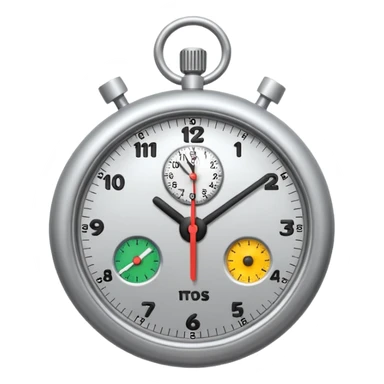 timer stop clock analogg sticker