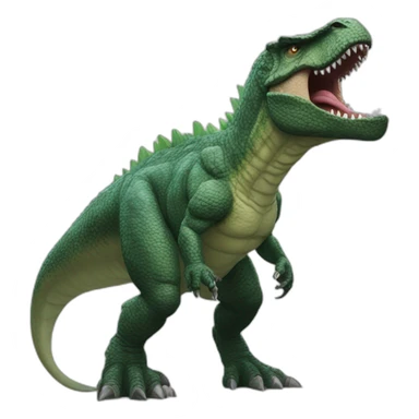 godzilla tyrannosaurus rex hybrid sticker