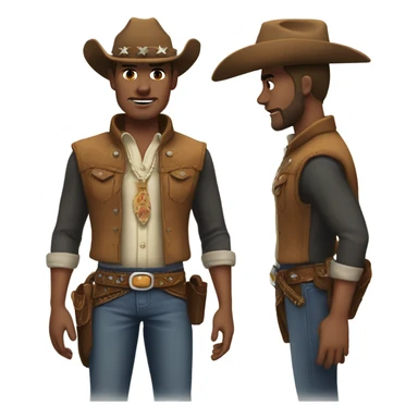 Turban cowboy sticker