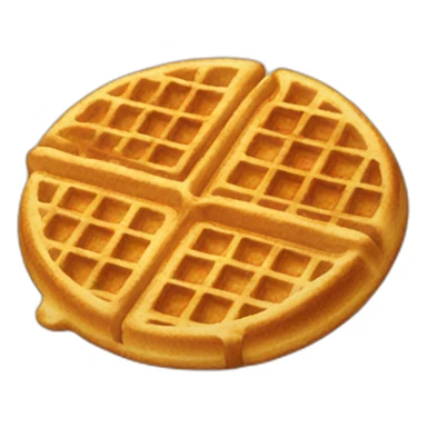 Waffle sticker