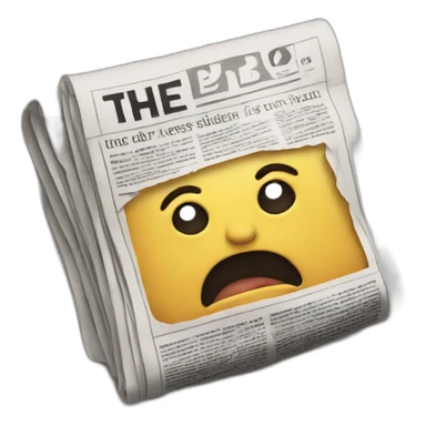 NEWSPAPER THE BBC sticker