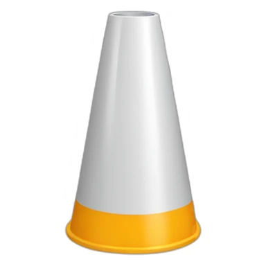 Cono de tráfico con pies sticker